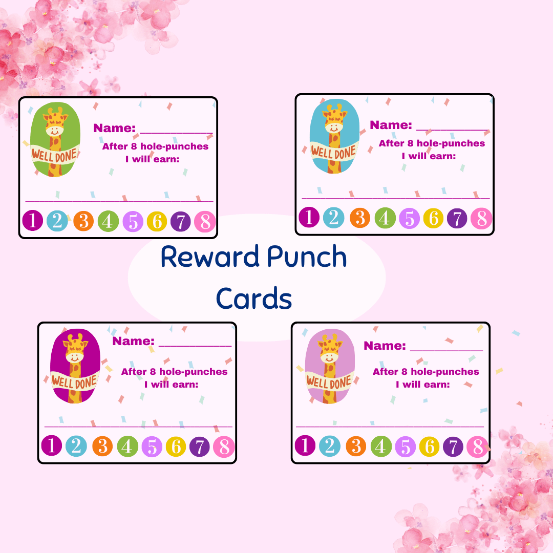 Mash > Animals > Printable Reward Punch Cards